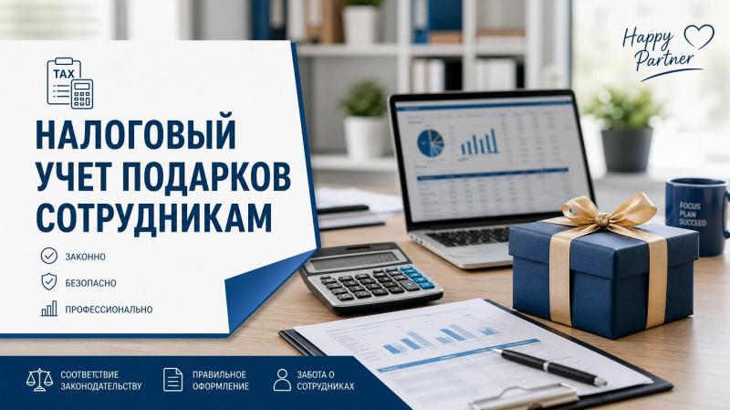 Как отражать в налоговом учете подарки для сотрудников?