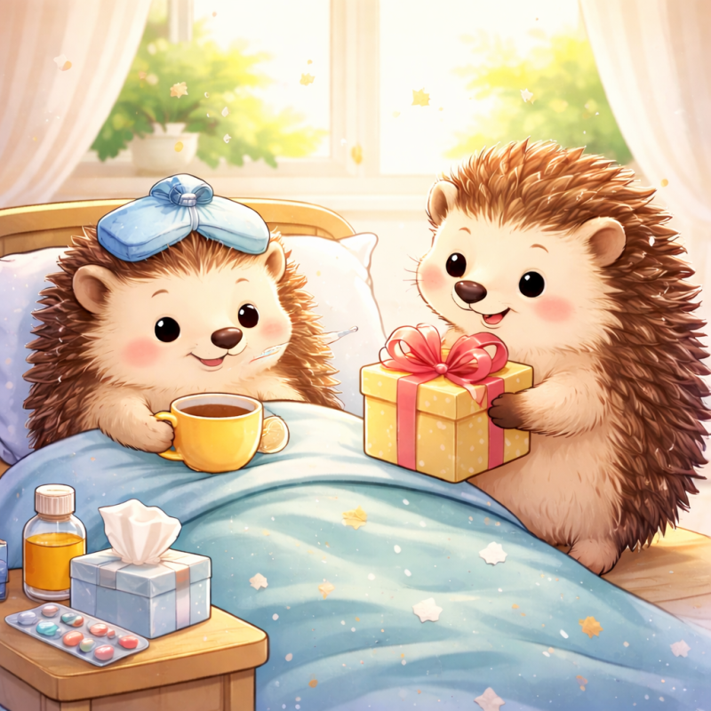 Душевные подарки: как поддержать коллегу на больничном?