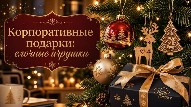 Корпоративные подарки на Новый год - елочные игрушки
