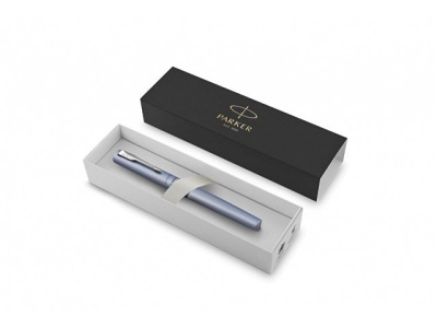 Перьевая ручка Parker Vector XL Silver Blue CT, цвет чернил blue, перо: F/M