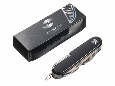 Нож перочинный Stinger, 89 мм, 15 функций