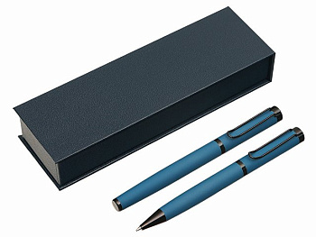 Подарочный набор из 2-х ручек "Black Lama" soft-touch