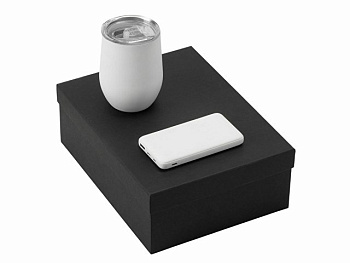 Подарочный набор с термокружкой и повербанком С1, 5000 mAh