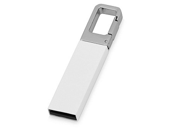 Флеш-карта USB 2.0 16 Gb с карабином "Hook"