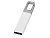 Флеш-карта USB 2.0 16 Gb с карабином "Hook"