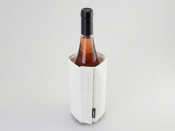 WINE COOLER SATIN WHITE/Охладитель-чехол для бутылки вина или шампанского