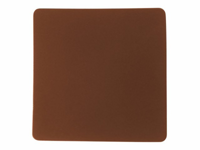 ПАТЧ КВАДРАТ soft-touch (коричневый ) 5,5 х 5,5 см