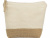 Косметичка "Jute" из хлопка и джута Косметичка "Jute" из хлопка и джута
