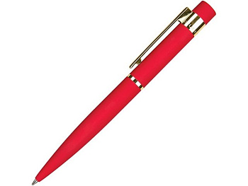 Ручка шариковая автоматическая BrunoVisconti "VERONA" цвет корпуса красный, soft-touch, 1 мм