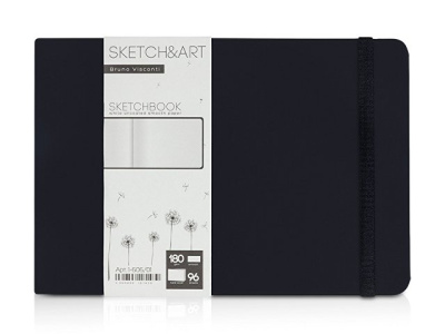 Скетчбук "Sketch & Art" в твердом переплете 213х146 мм, 96 л. белой бумаги 180 г/м2