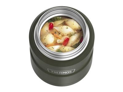 Термос из нерж. стали с ложкой тм THERMOS SK3000 MAG 0