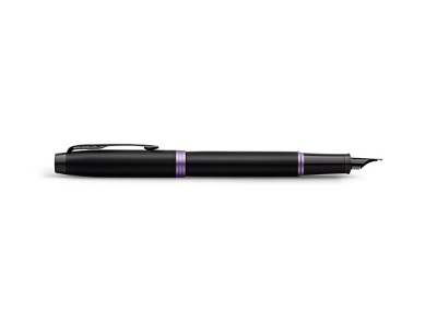 Перьевая ручка Parker IM Vibrant Rings Flame Amethyst Purple, стержень:F, цвет чернил: blue