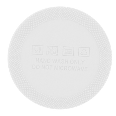 Накладка силиконовая для термокружки Surprise, белый