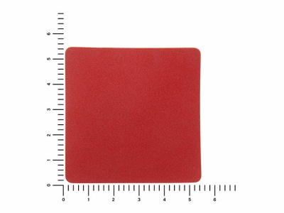 ПАТЧ КВАДРАТ nubuk (красный) 5,5 х 5