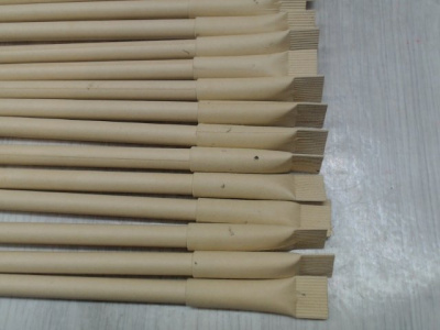 Ручка картонная с колпачком "Recycled"