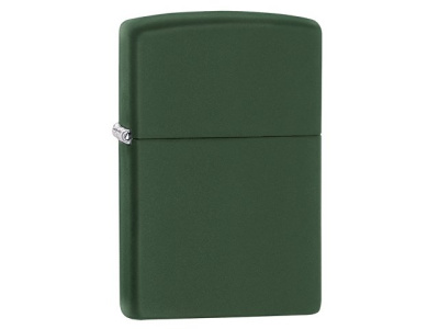 Зажигалка ZIPPO Classic с покрытием Green Matte, латунь/сталь, зелёная, матовая