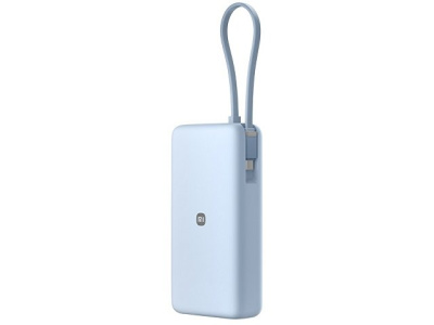 Внешний аккумулятор со встроенным кабелем Xiaomi 67W Power Bank 20000 (Integrated Cable) Ice Blue
