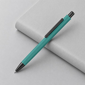 Металлическая шариковая ручка soft touch "Ellipse gum"