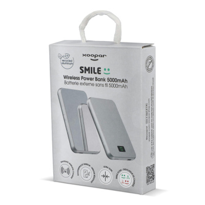 Внешний беспроводной аккумулятор Xoopar Smile с MagSafe и зеркалом