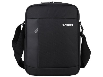 Сумка кросс-боди TORBER, черный, нейлон, 21