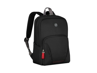 Рюкзак WENGER Motion 15.6", черный, нейлон, 31x17x42 см