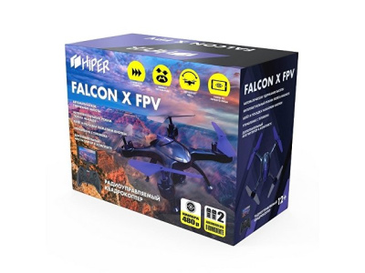 Радиоуправляемый квадрокоптер HIPER "FALCON X FPV" (Р)
