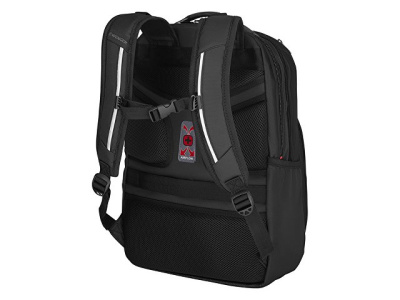 Рюкзак WENGER Cosmic 17", чёрный, переработанный ПЭТ/ПВХ/полиэстер, 34 x 23 x 49 см