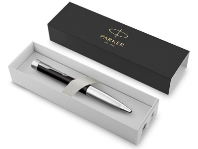 Ручка шариковая Parker модель Urban Muted Black CT в футляре