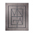 Плед VINGA Monogram из переработанного полиэстера GRS