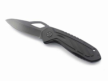 Нож складной Stinger, 80 мм, (чёрный)