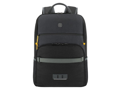 Рюкзак WENGER Move 16", чёрный, переработанный ПЭТ, 33 x 19 x 44 см