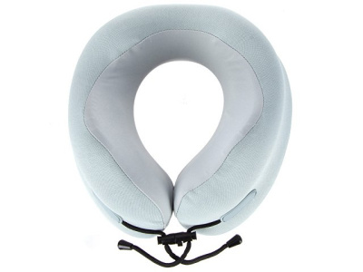 Подушка для путешествий с эффектом памяти Memo "Pillow PRO" M/L English Blue