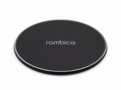 Беспроводное зарядное устройство Rombica  «NEO Core Quick» c быстрой зарядкой, черный (с лого) (Р)