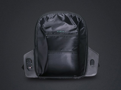 Водостойкий антикражный рюкзак Hipack для ноутбука 15.6"