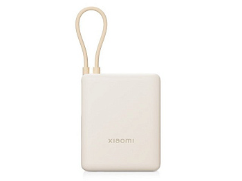 Внешний аккумулятор со встроенным кабелем Xiaomi 33W Power Bank 10000mAh (Integrated Cable) Ice Blue