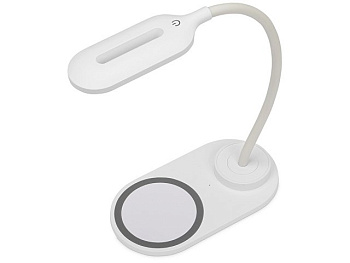 Настольный светильник с беспроводной зарядкой "Flamp"