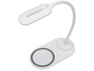 Настольный светильник с беспроводной зарядкой "Flamp"