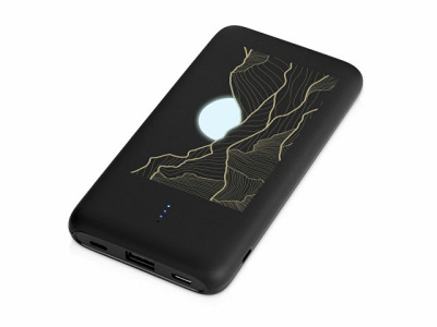 Внешний беспроводной аккумулятор с подсветкой лого "Reserve X". 8000 mAh