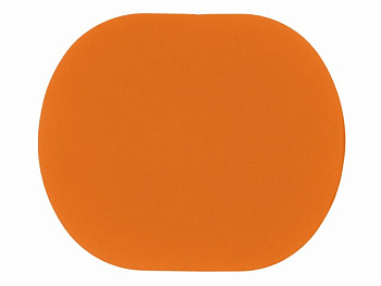 ПАТЧ ОВАЛ soft-touch (оранжевый ) 6,0 х 5