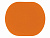 ПАТЧ ОВАЛ soft-touch (оранжевый ) 6,0 х 5