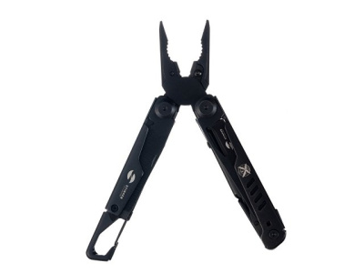 Мультитул Stinger, 115 мм, 14 функций, сталь, черный