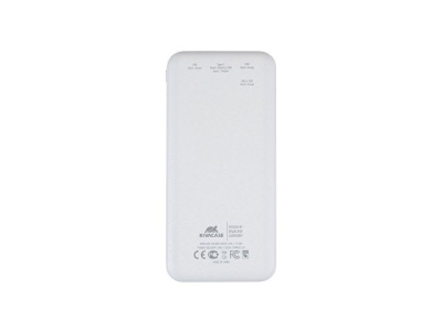 RIVACASE VA2540 (10 000mAh), QC/PD 20W внешний аккумулятор с дисплеем