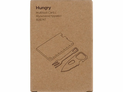 Мультиинструмент с ножом и вилкой "Hungry"