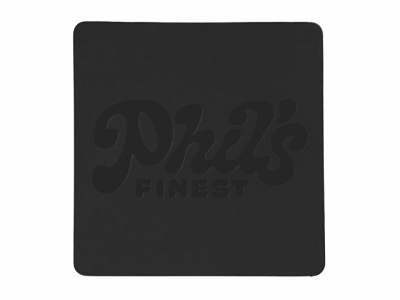 ПАТЧ КВАДРАТ soft-touch (чёрный) 5,5 х 5