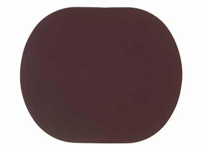 ПАТЧ ОВАЛ soft-touch (коричневый ) 6,0 х 5