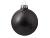 Стеклянный елочный шар "Christmas bauble", черный металлик