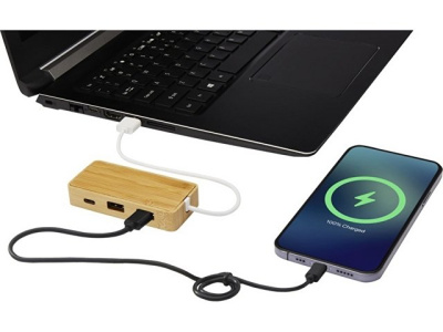 USB-концентратор Tapas из бамбука