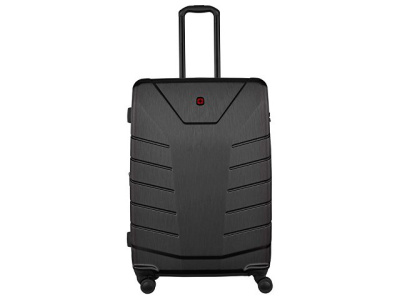 Чемодан WENGER Pegasus, черный, поликарбонат+АБС-пластик, большой, 52х76х30 см
