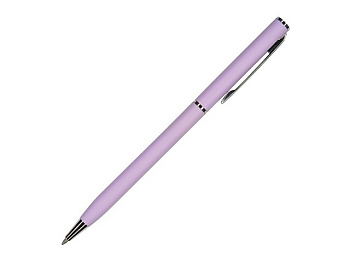 Ручка шариковая автоматическая BrunoVisconti® "PALERMO" цвет корпуса сиреневый, soft-touch