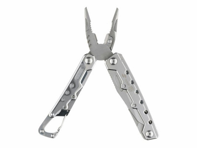 Мультитул Stinger, 105x40 мм, 12 функций, сталь, серебристый